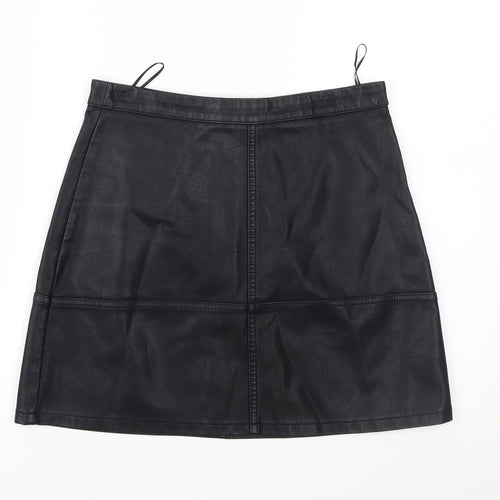 New Look Womens Black   A-Line Skirt Size 10
