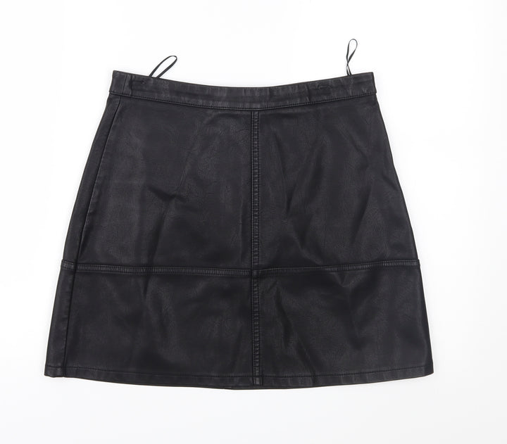 New Look Womens Black   A-Line Skirt Size 10