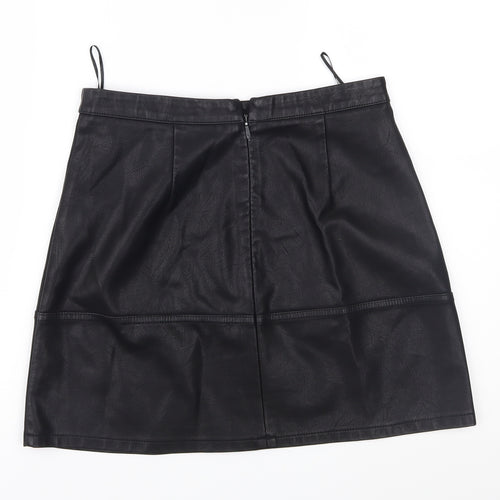 New Look Womens Black   A-Line Skirt Size 10
