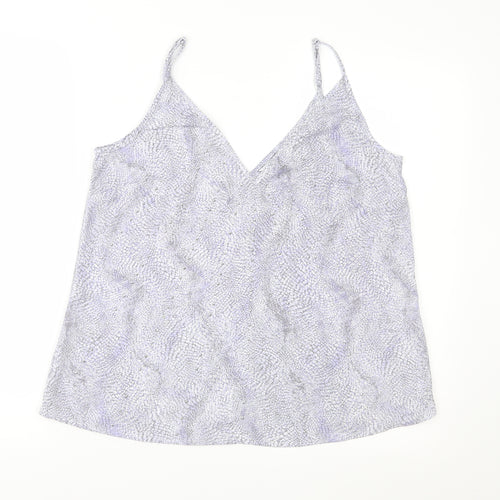 NEXT Womens Purple Geometric  Camisole Blouse Size 10