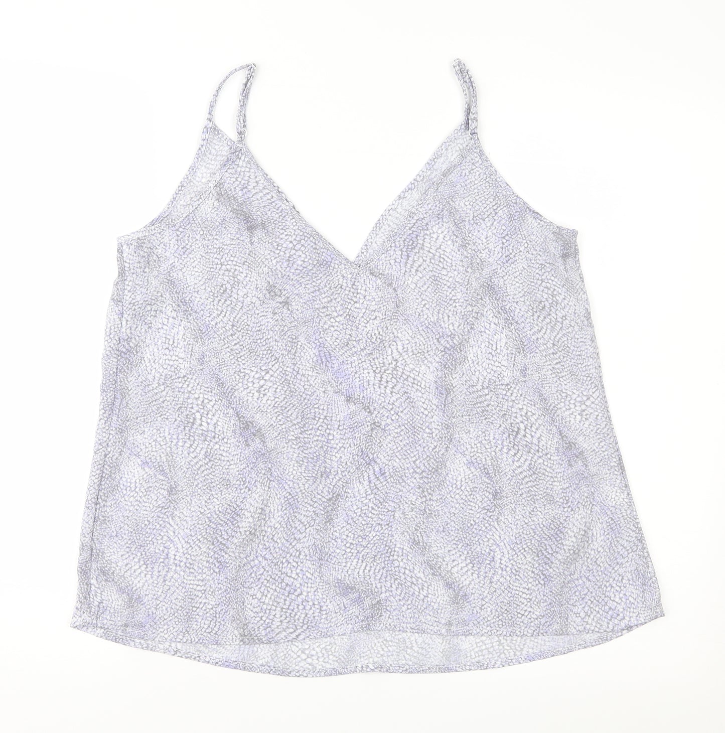 NEXT Womens Purple Geometric  Camisole Blouse Size 10