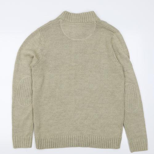 Twisted Soul Mens Beige    Jumper Size M