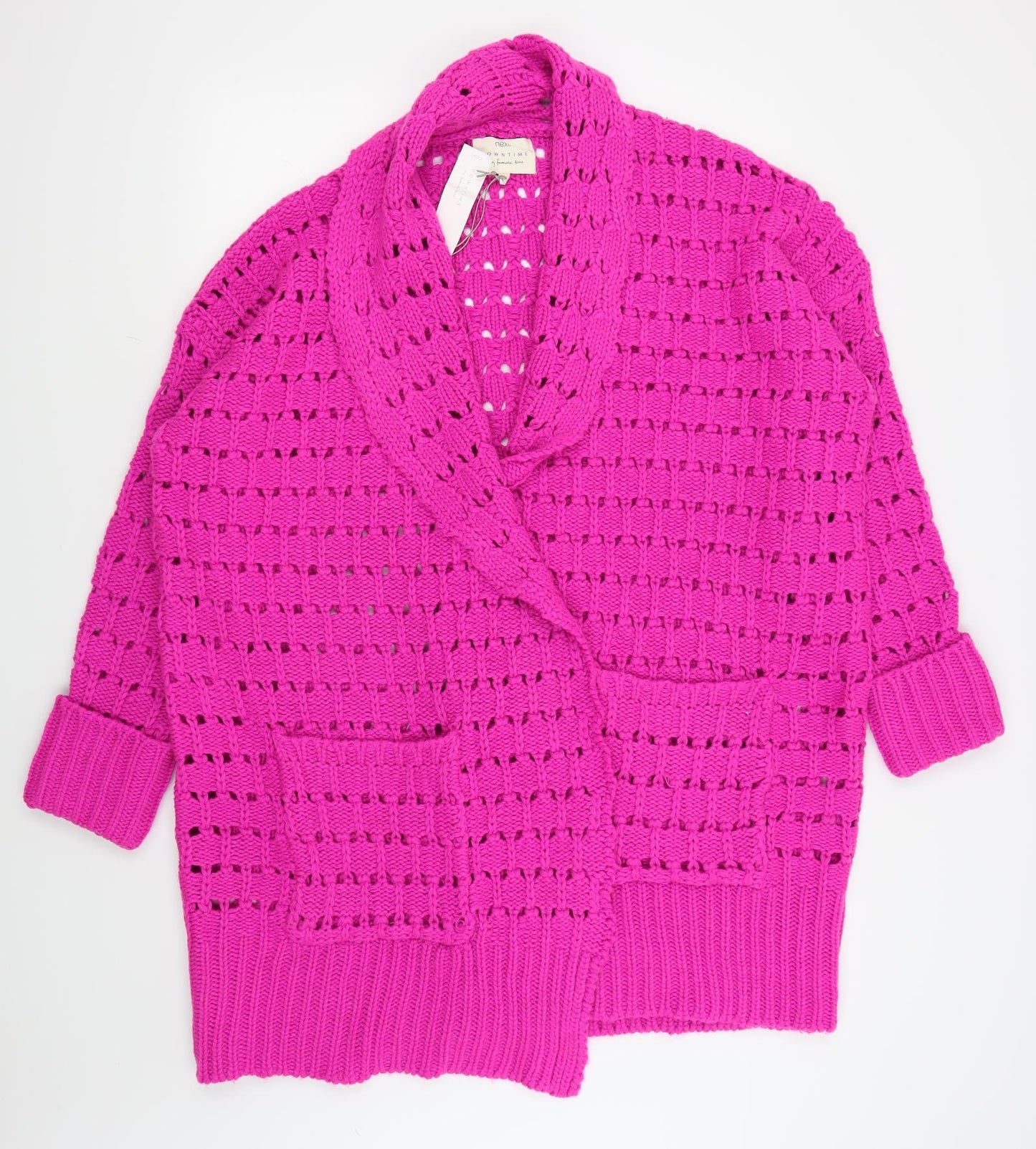 NEXT Womens Pink   Cardigan Jumper Size XL