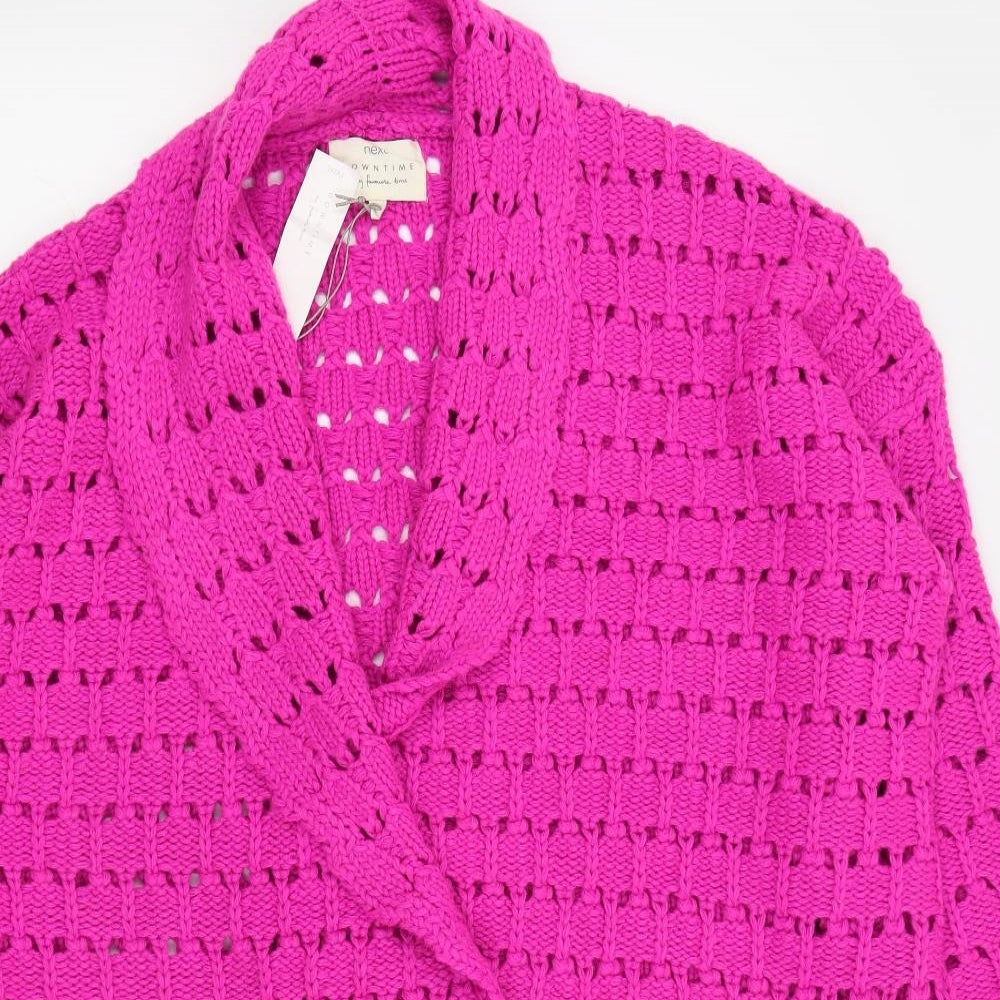 NEXT Womens Pink   Cardigan Jumper Size XL
