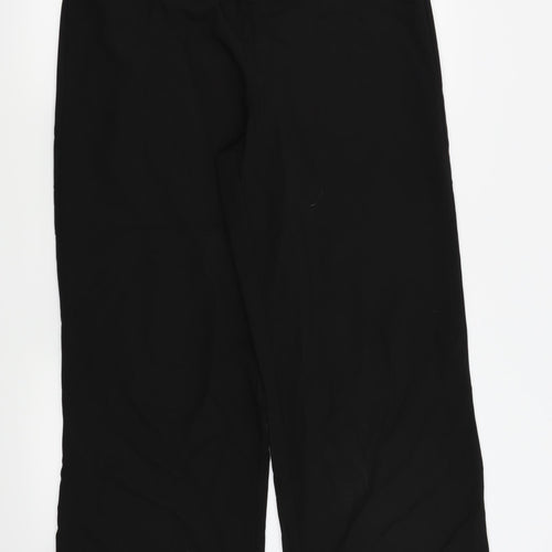 Evans Womens Black   Trousers  Size 16 L28 in