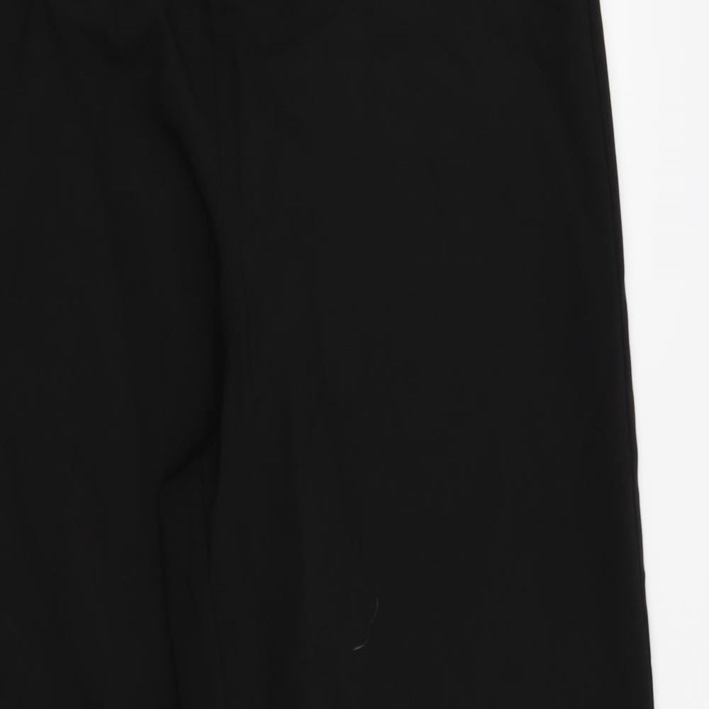 Evans Womens Black   Trousers  Size 16 L28 in