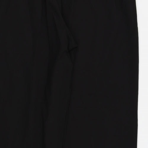 Evans Womens Black   Trousers  Size 16 L28 in