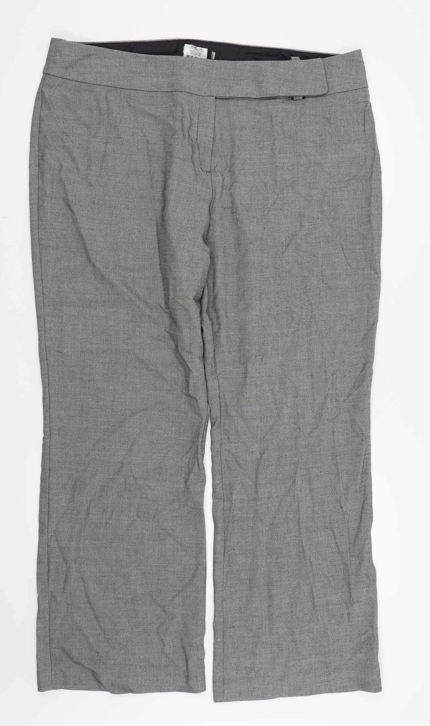 Preworn Womens Grey   Trousers  Size 20 L28 in