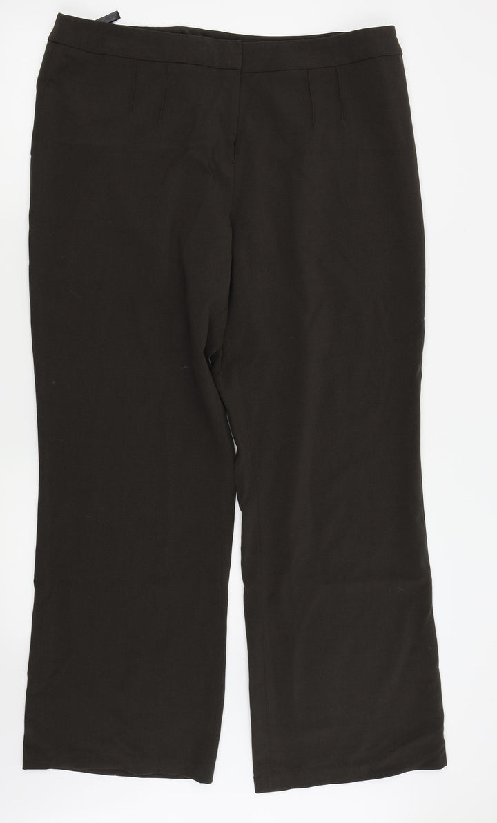 BHS Womens Green   Trousers  Size 18 L28 in
