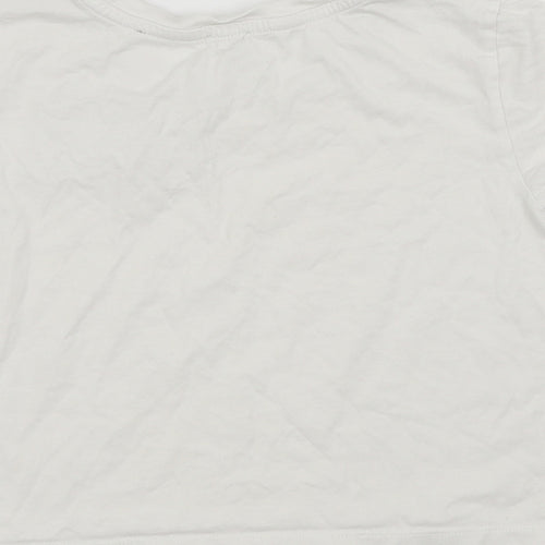 River Island Girls White   Basic T-Shirt Size 7-8 Years