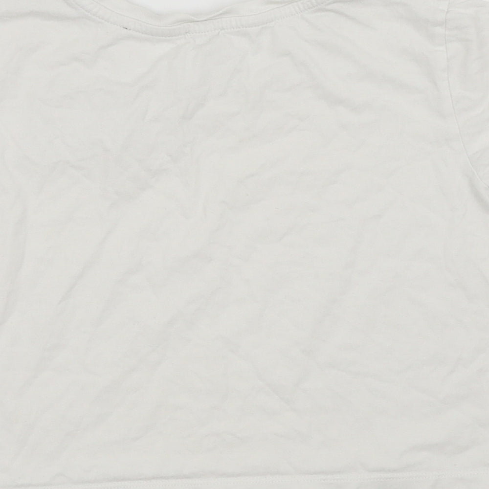 River Island Girls White   Basic T-Shirt Size 7-8 Years
