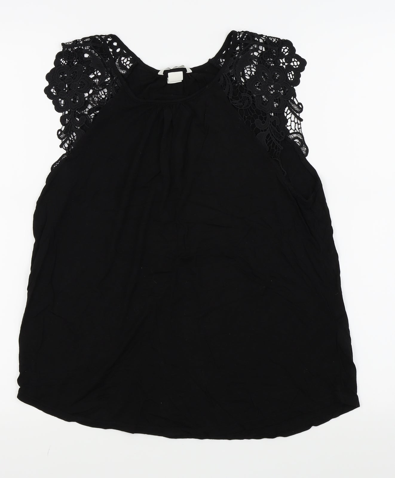 H&M Womens Black   Basic T-Shirt Size M