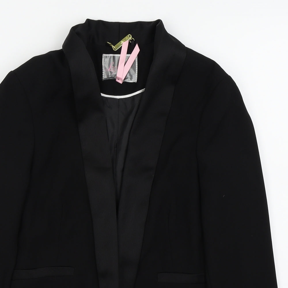 LIPSY LI MITED Womens Black   Jacket Blazer Size 10