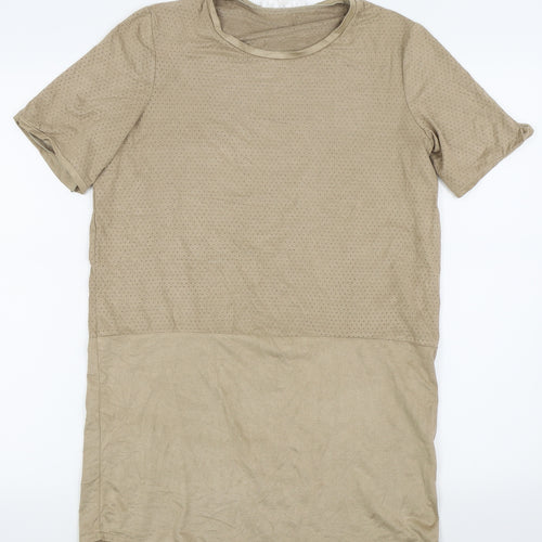 Missguided Womens Beige   Basic T-Shirt Size 10
