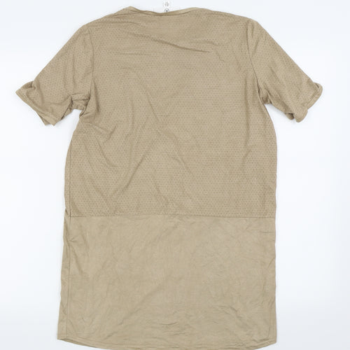 Missguided Womens Beige   Basic T-Shirt Size 10
