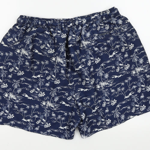 Asda George Mens Blue Floral  Cargo Shorts Size XL - swim shorts