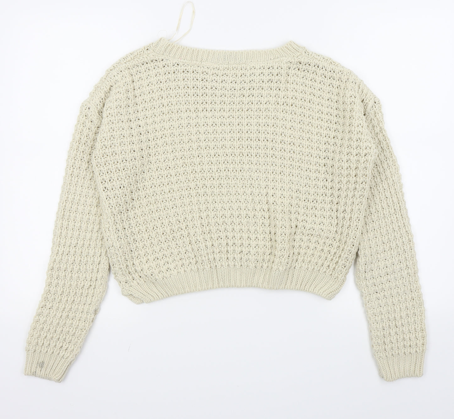 Miss Selfridge Womens Beige   Pullover Jumper Size 8