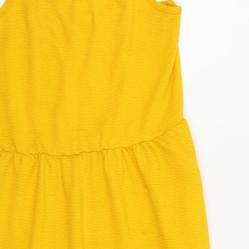 NEXT Womens Yellow   Fit & Flare  Size 10