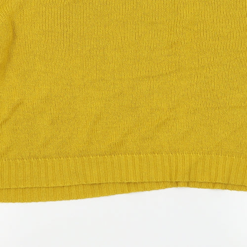 Divided by H&M Womens Yellow   Pullover Jumper Size M