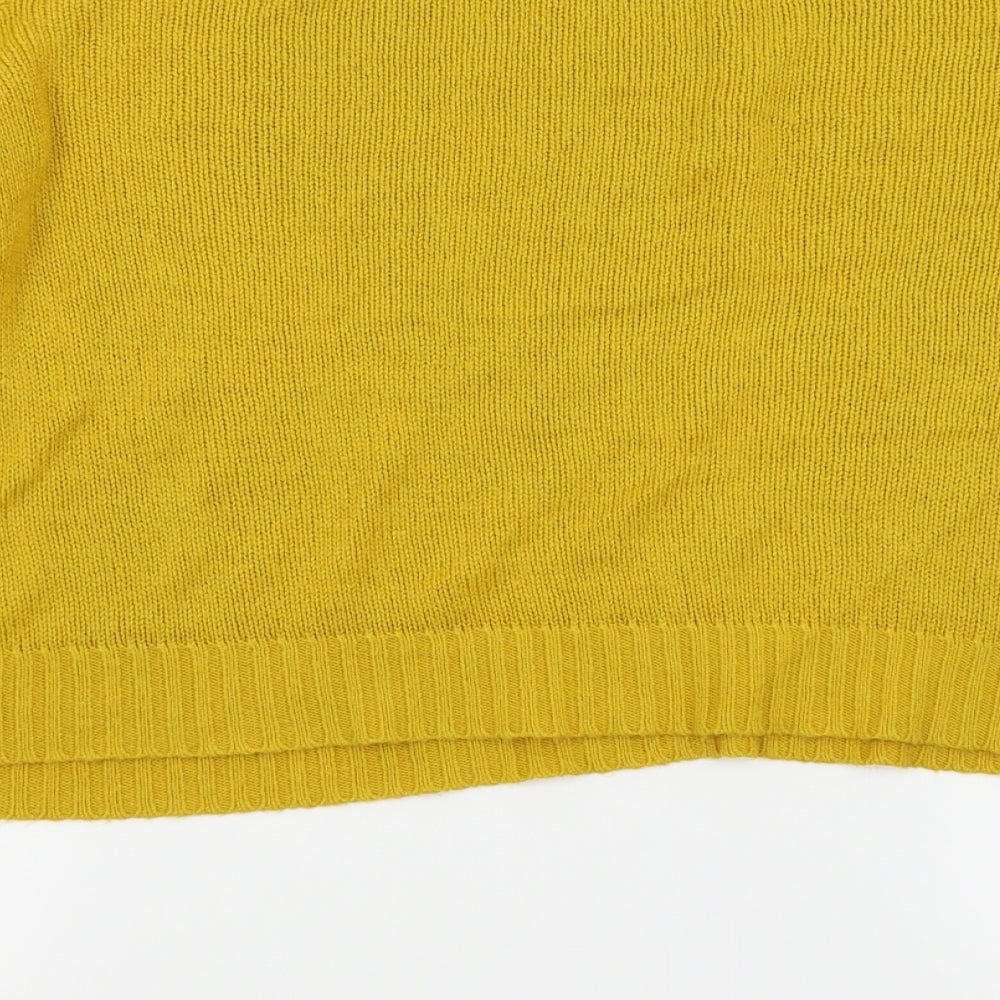 Divided by H&M Womens Yellow   Pullover Jumper Size M