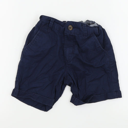 Asda George Boys Blue   Chino Shorts Size 5-6 Years