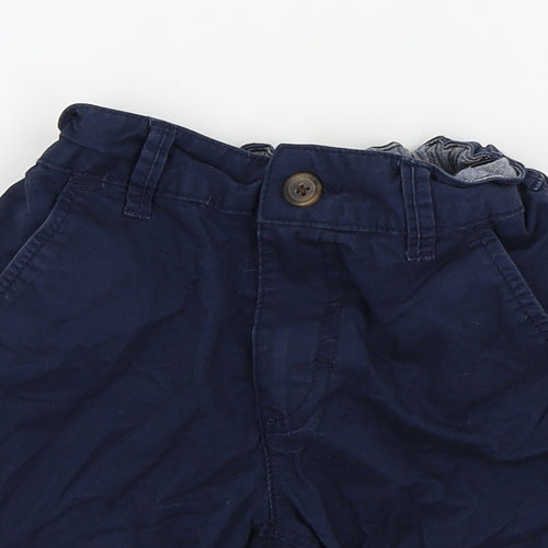 Asda George Boys Blue   Chino Shorts Size 5-6 Years