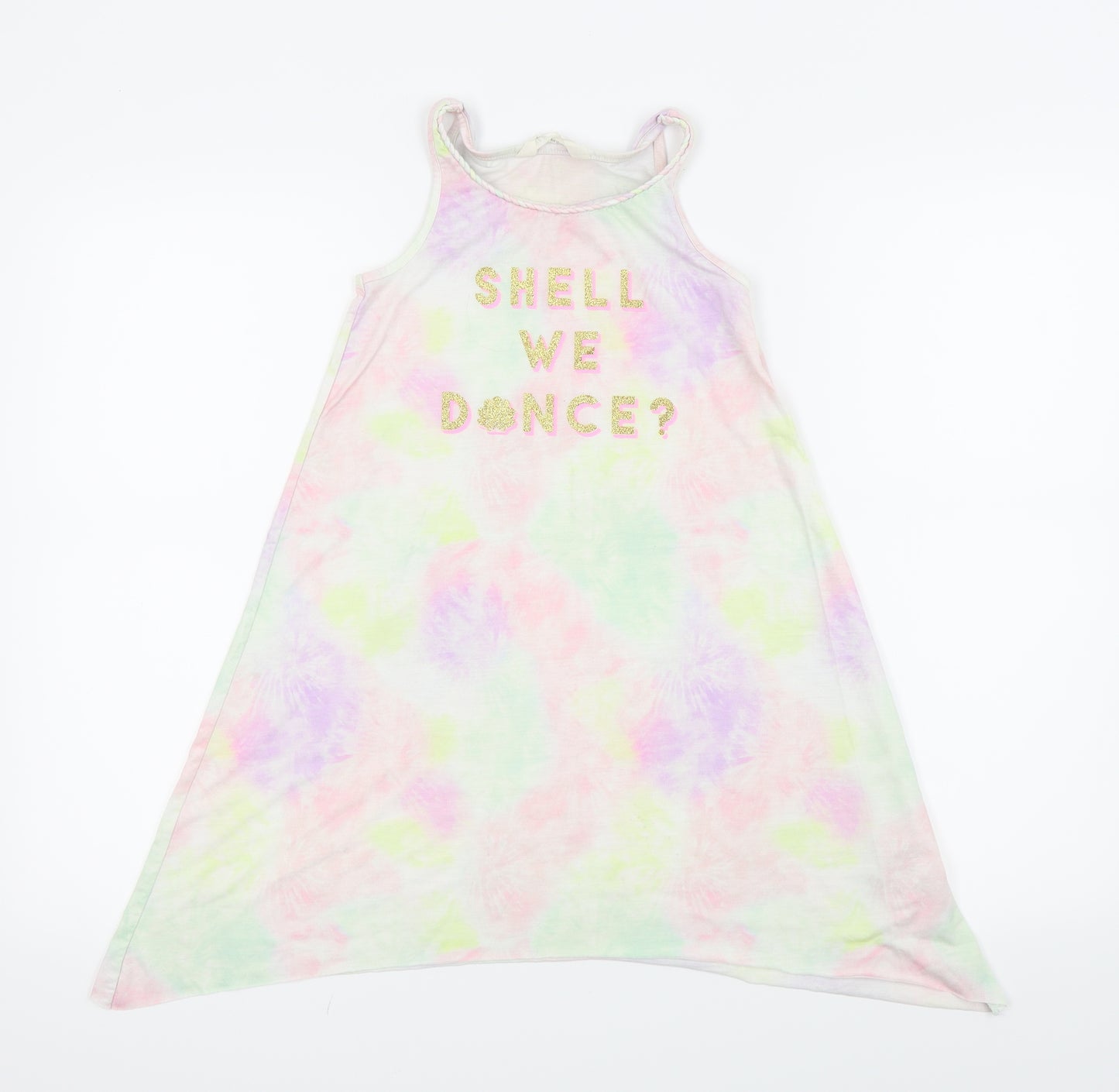H&M Girls White   Basic Tank Size 7-8 Years