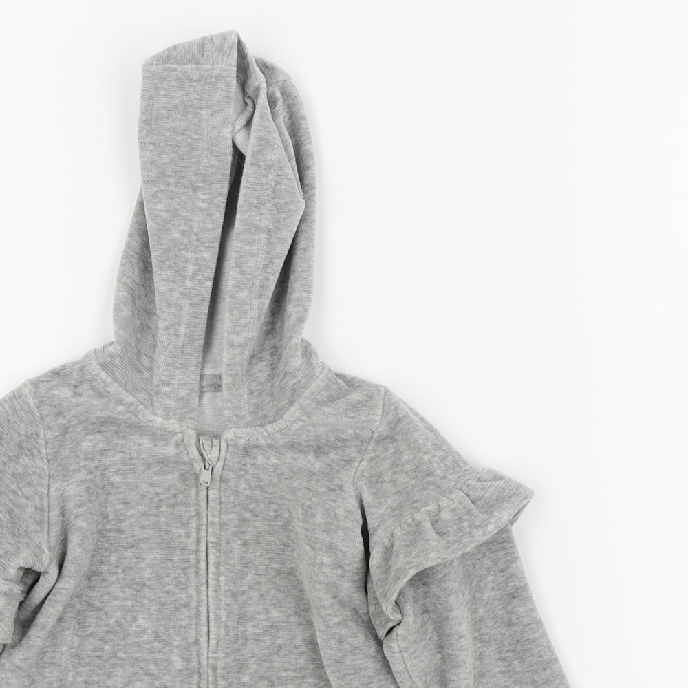 Asda George Girls Grey   Jacket  Size 12-18 Months