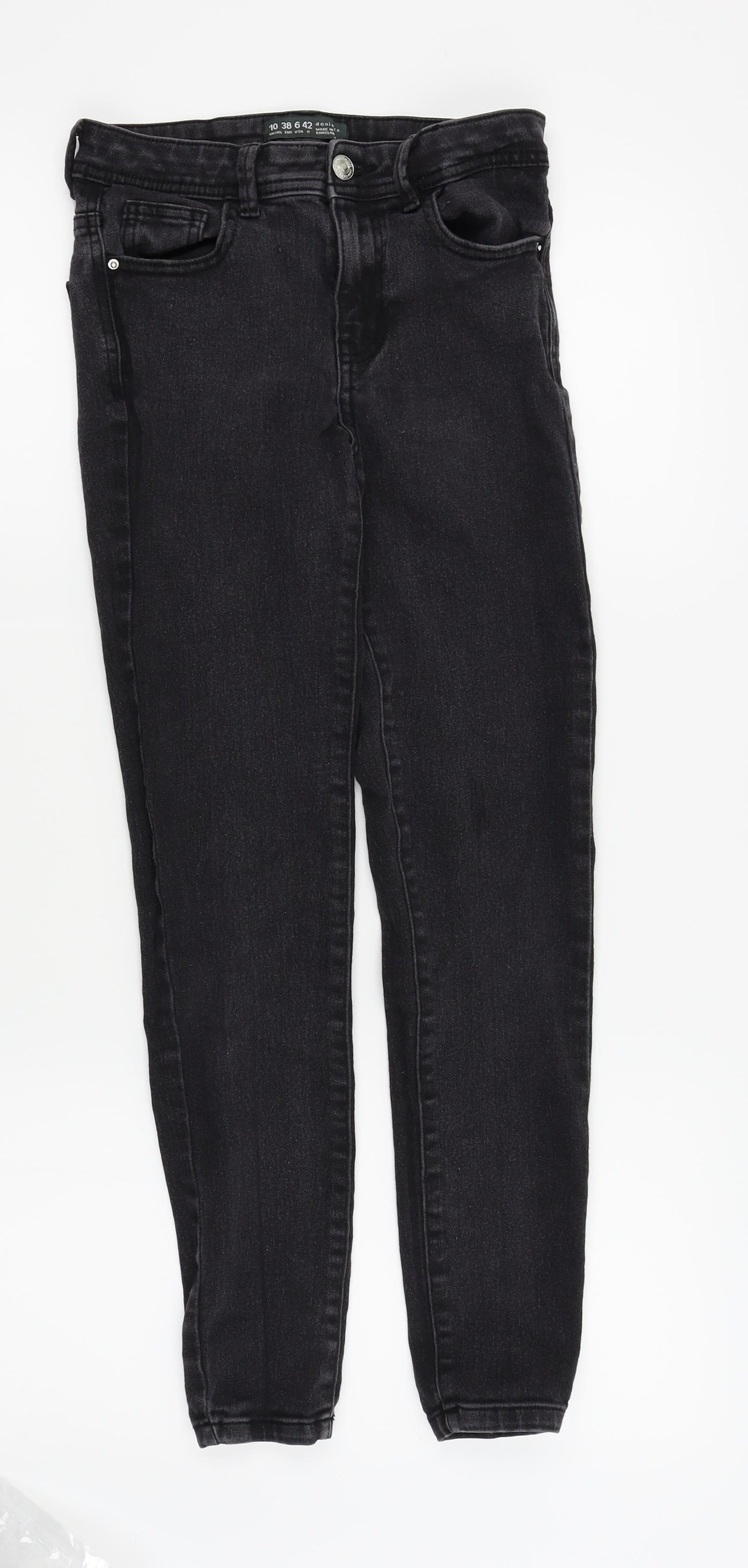denim and co Womens Black   Skinny Jeans Size 10 L24 in