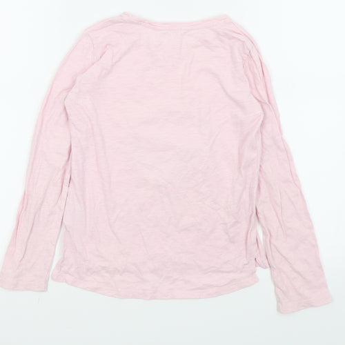 H&M Girls Pink   Basic T-Shirt Size 8-9 Years