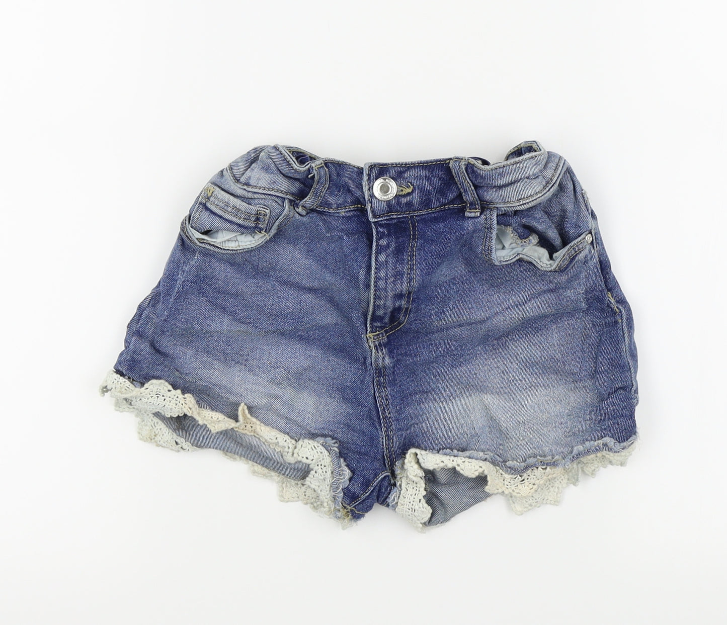 denim and co Girls Blue   Hot Pants Shorts Size 11-12 Years