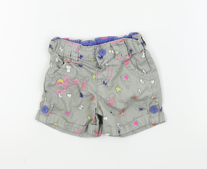 Autograph Girls Green   Capri Trousers Size 12-18 Months  - shorts/butterfly print