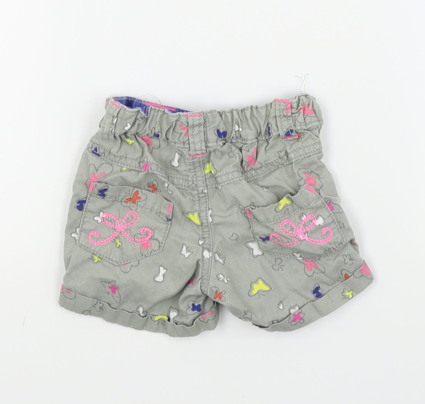 Autograph Girls Green   Capri Trousers Size 12-18 Months  - shorts/butterfly print