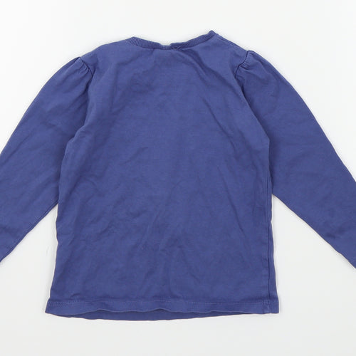 Asda George Girls Blue   Basic T-Shirt Size 18-24 Months  - peppa pig