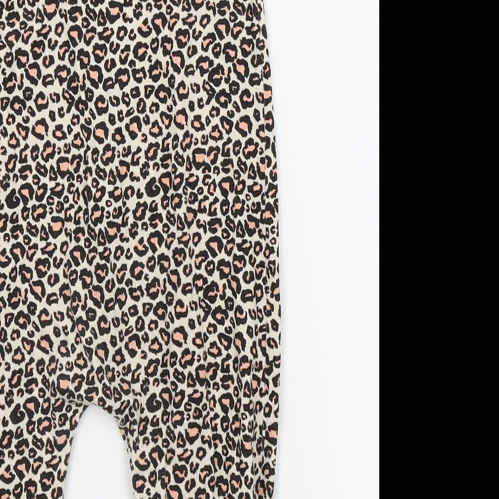 Matalan Girls Multicoloured Animal Print  Babygrow One-Piece Size 12-18 Months  - Jumpsuit