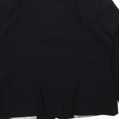 Collection Womens Black   Jacket Blazer Size 14