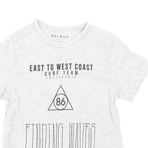 Nutmeg Boys Grey   Basic T-Shirt Size 6-7 Years