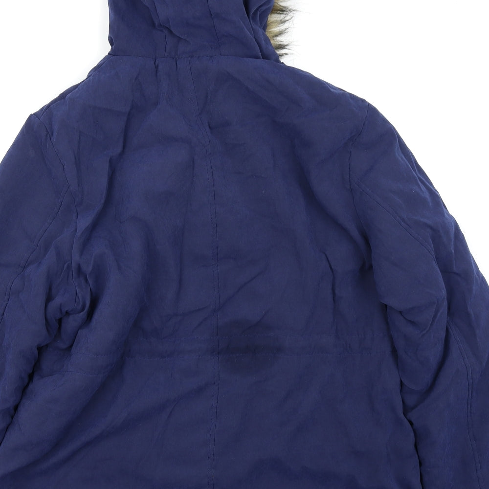SheIn Womens Blue   Parka Coat Size 3XL