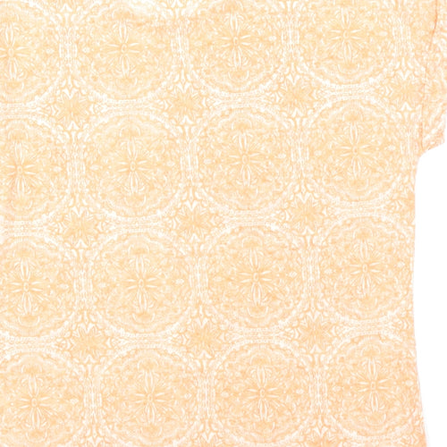M&S Collection Womens Orange   Basic T-Shirt Size 14