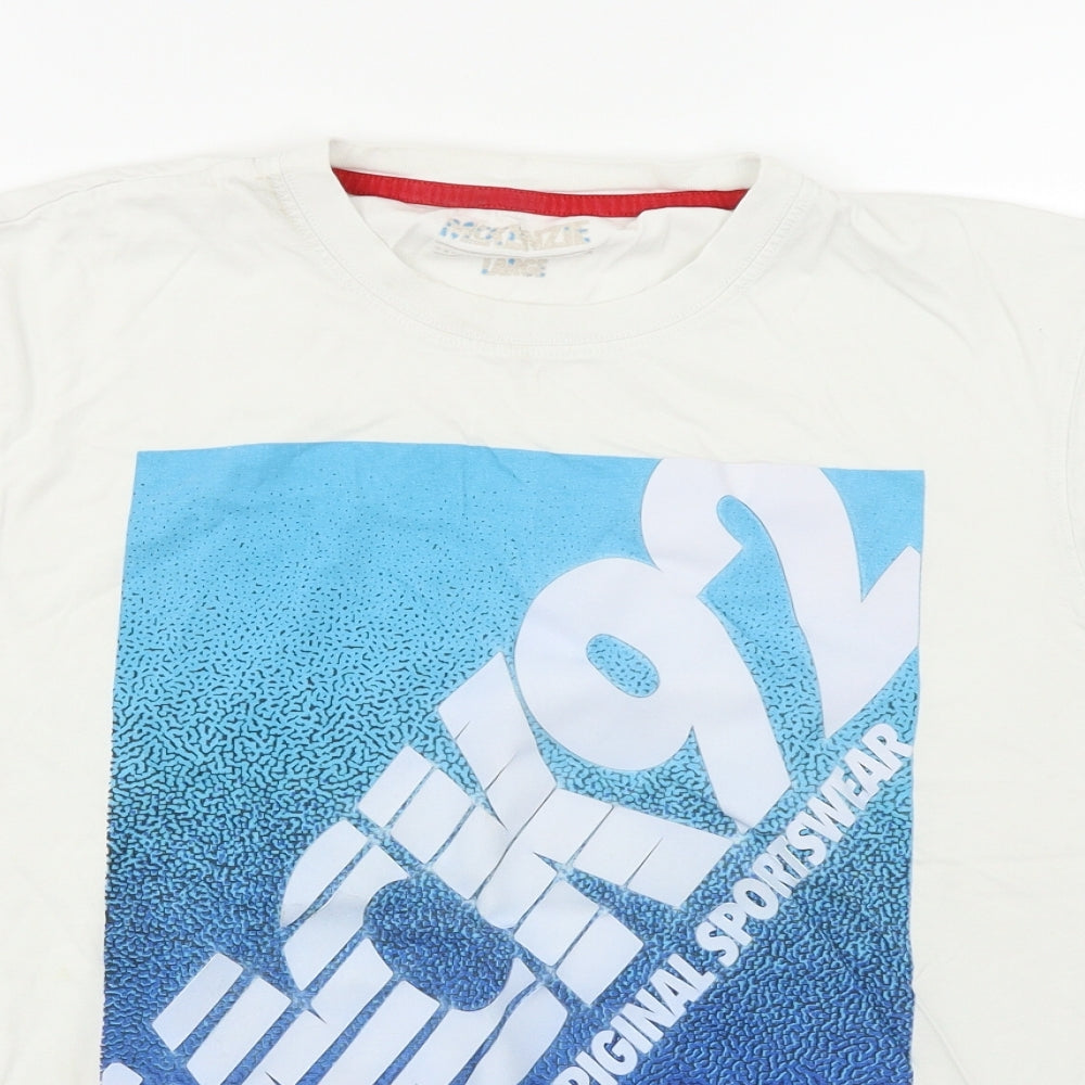 McKenzie Mens White    T-Shirt Size L