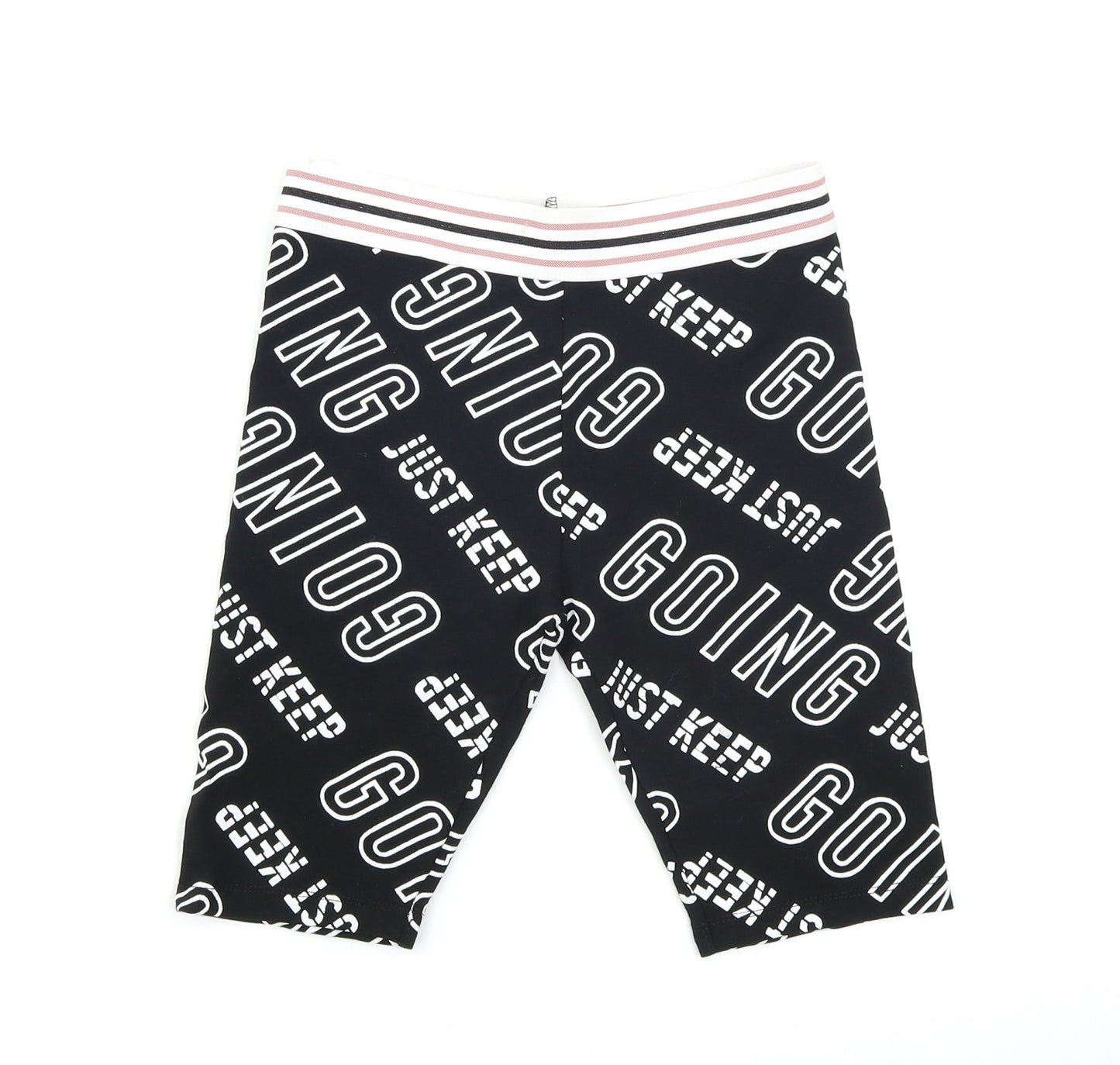 Primark Girls Black   Biker Shorts Size 9-10 Years