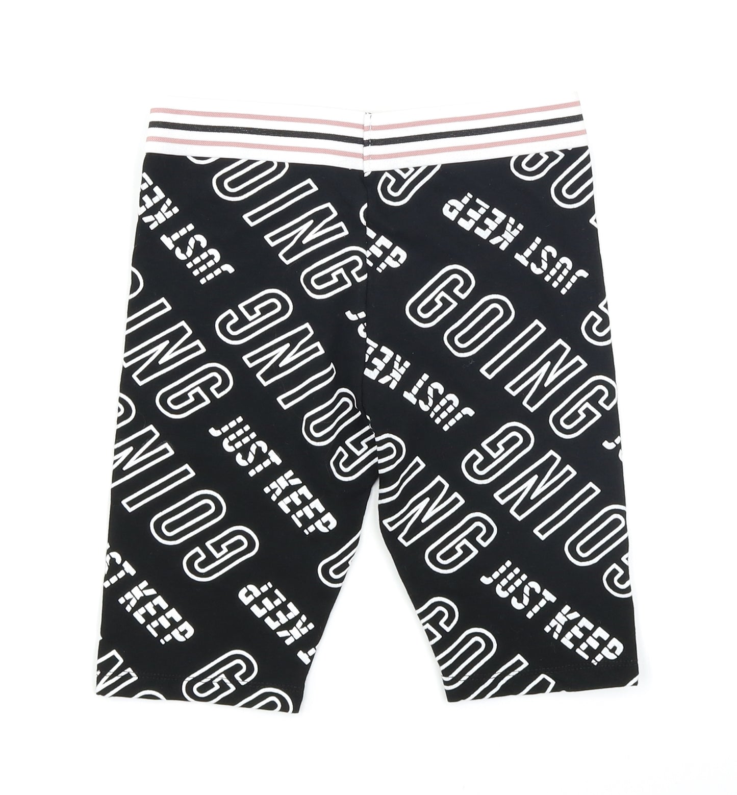 Primark Girls Black   Biker Shorts Size 9-10 Years