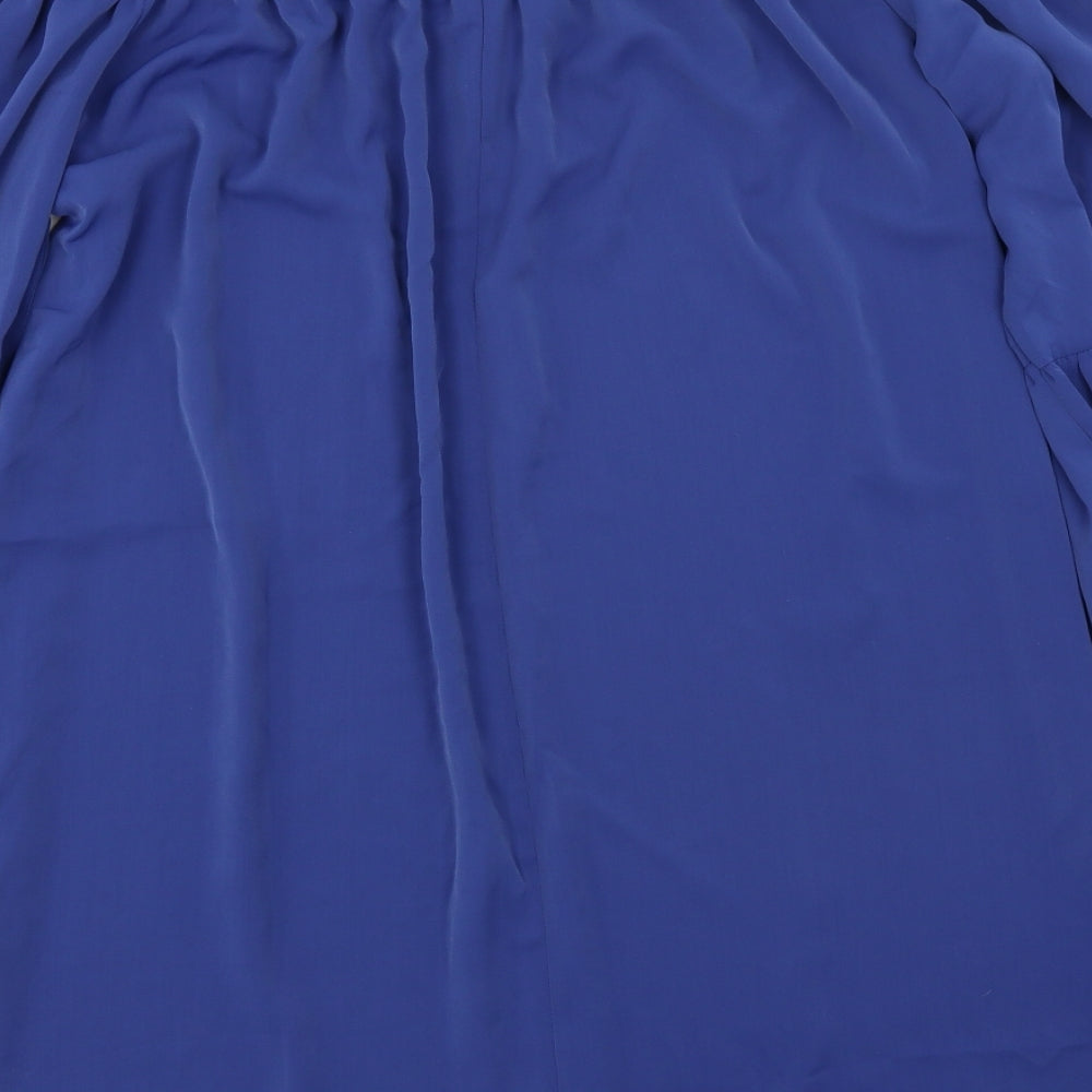 Zanzea Womens Blue   Basic Blouse Size 3XL