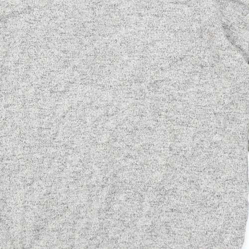 George Girls Grey   Basic T-Shirt Size 7-8 Years