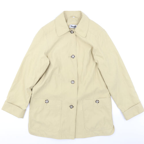 Rossetti Womens Beige   Pea Coat Coat Size 12