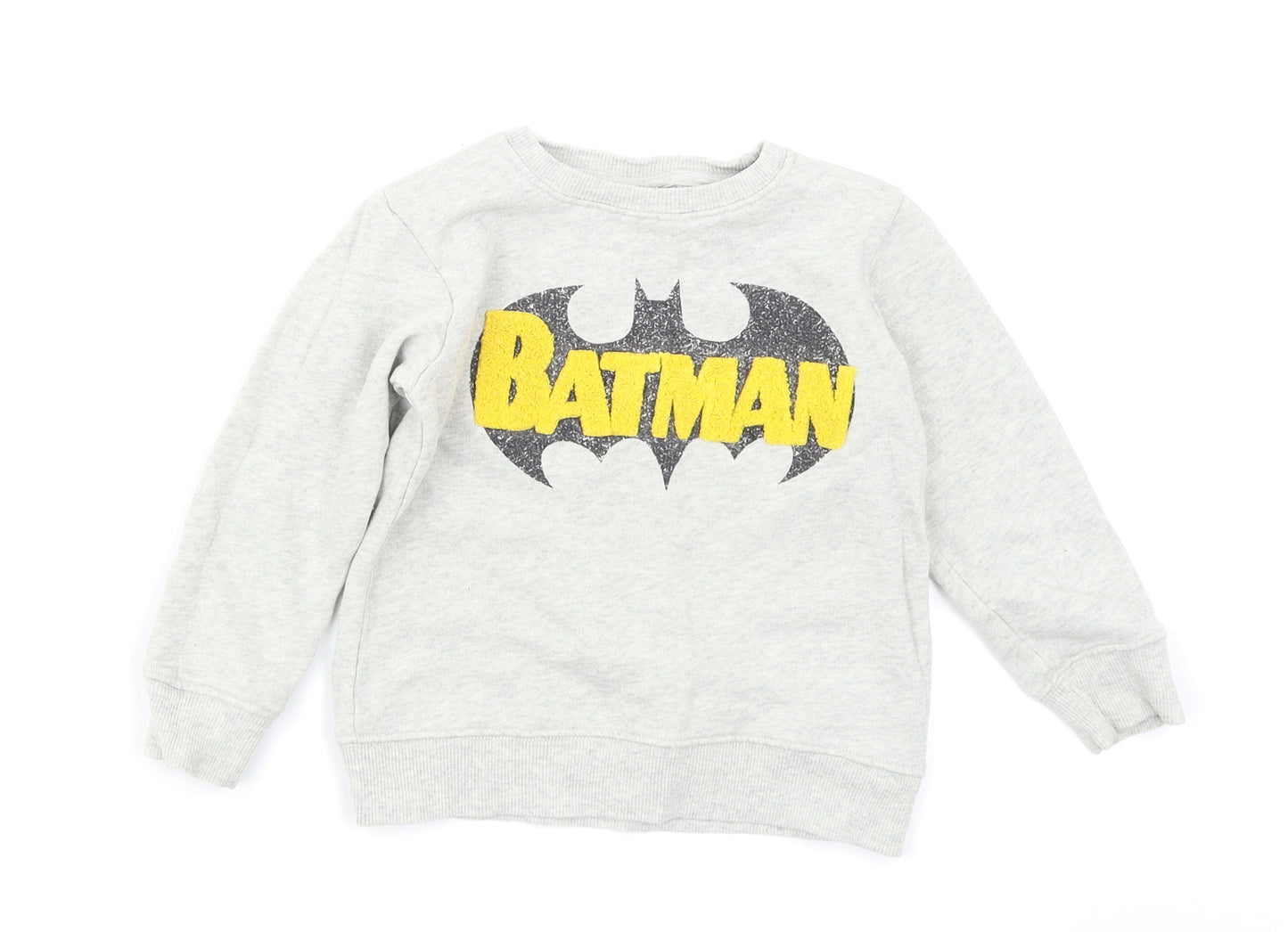 NEXT Boys Grey   Pullover Sweatshirt Size 2-3 Years  - Batman