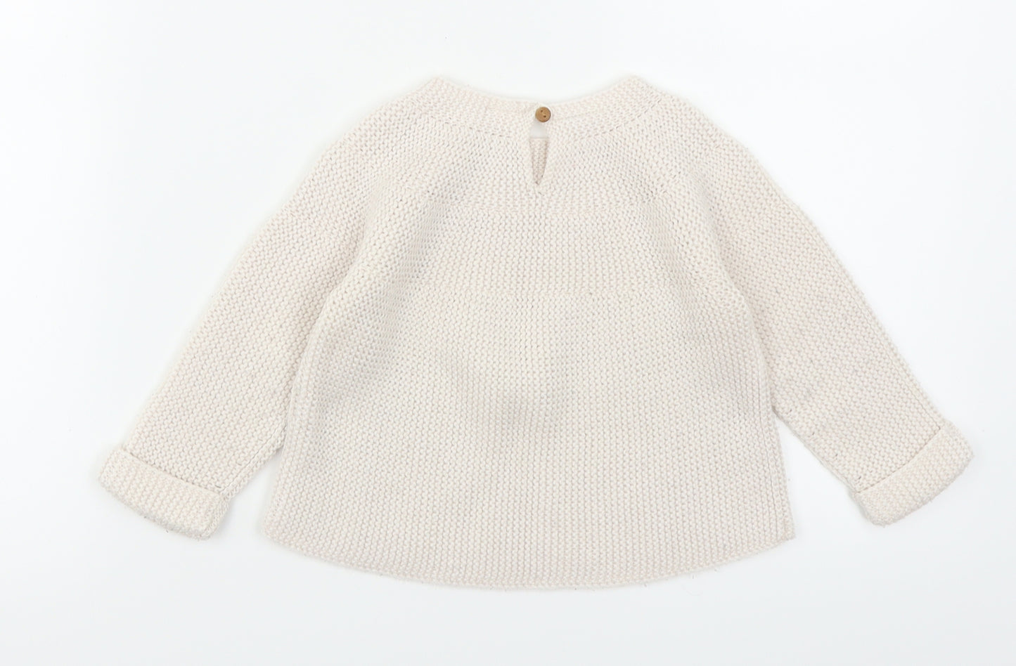 Zara Girls Pink  Knit Pullover Jumper Size 12-18 Months