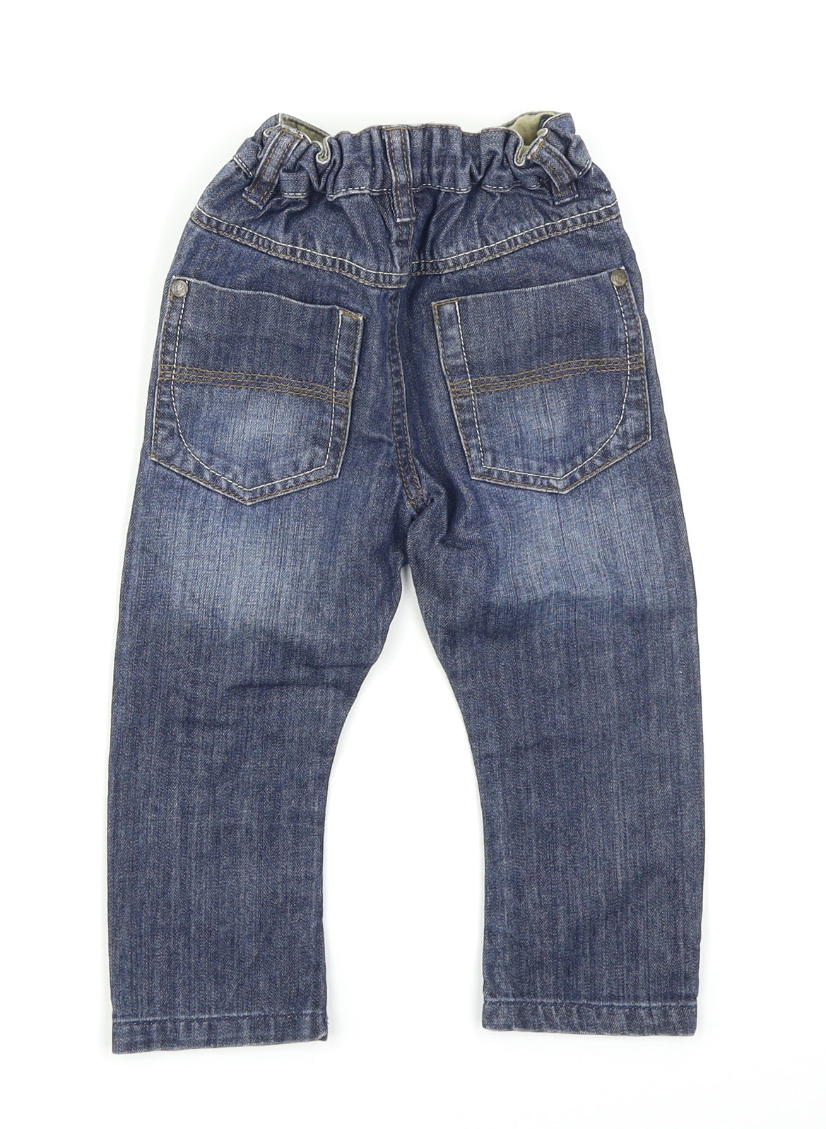 NEXT Boys Blue  Denim Cargo Jeans Size 18-24 Months