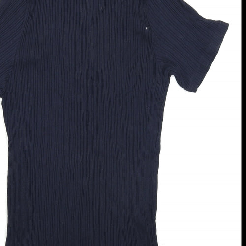 Brave Soul Womens    Basic T-Shirt Size L  - Ribbed
