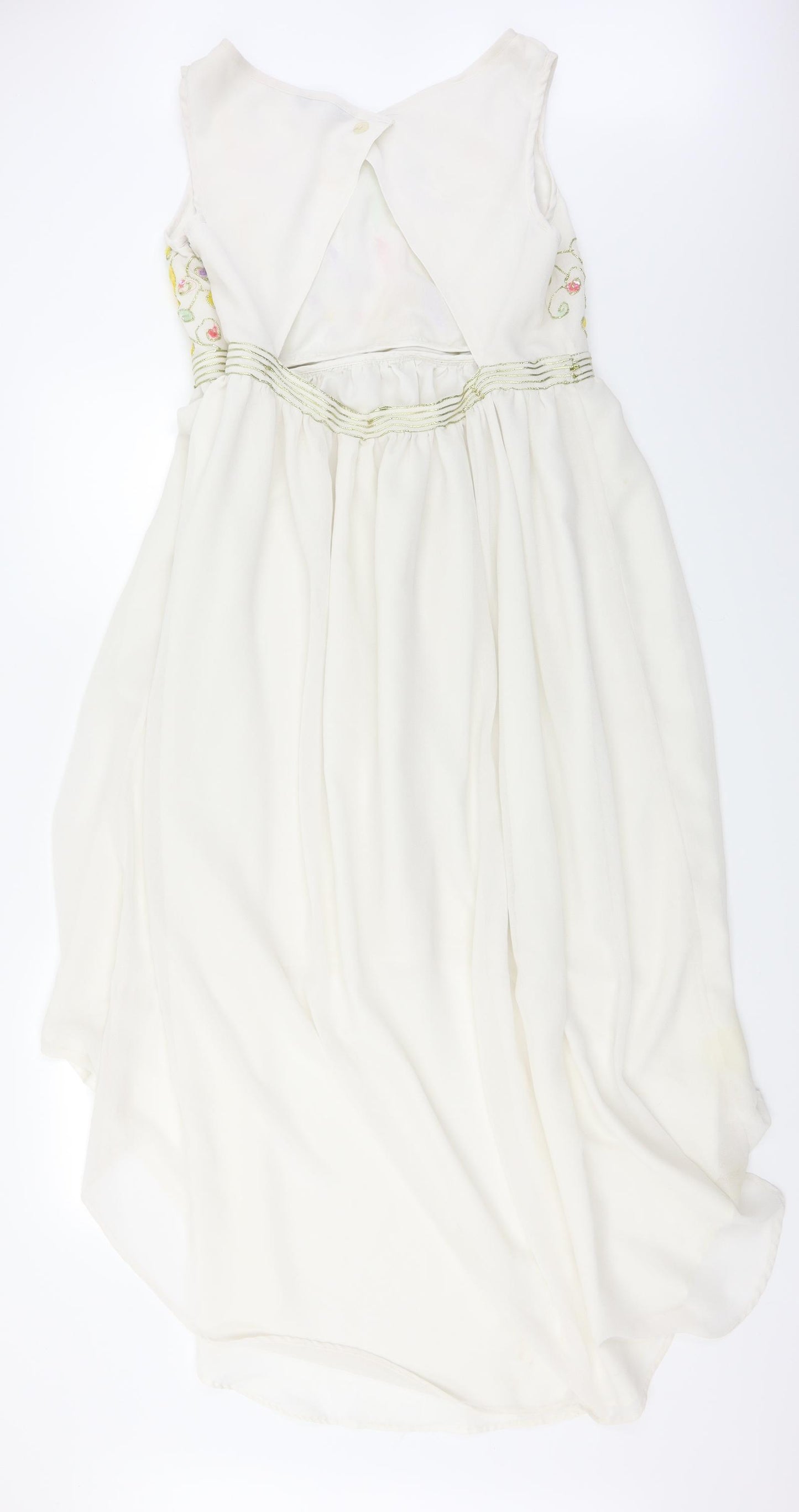 Dorothy Perkins Womens White   Fit & Flare  Size 18